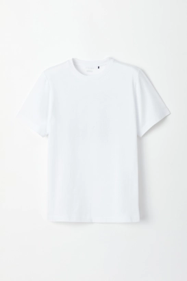 Witte T-shirt van katoen