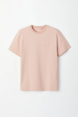 Roze T-shirt van katoen