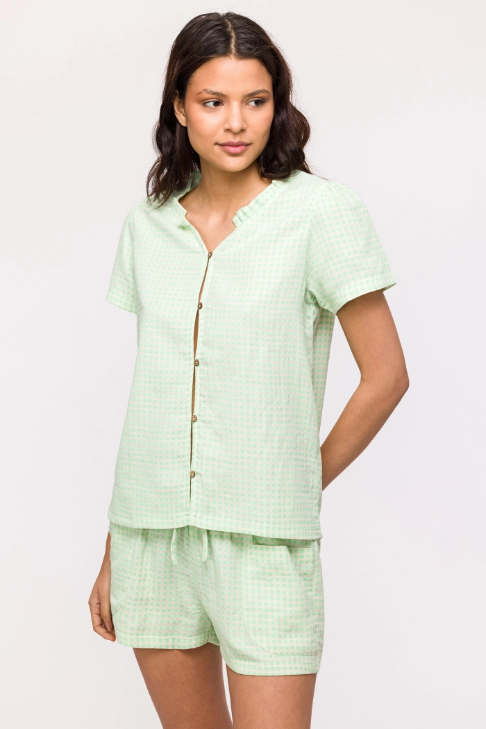 Groene pyjama van tetra katoen