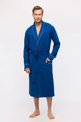 Blauwe pyjama van katoen