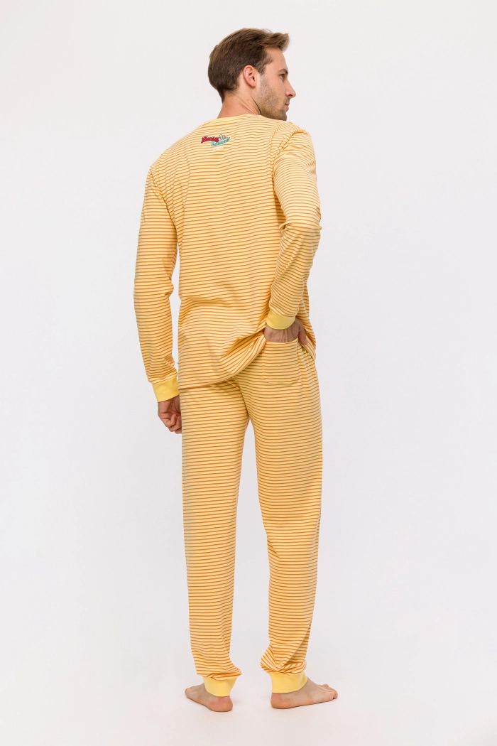 Meerkleurige pyjama van katoen